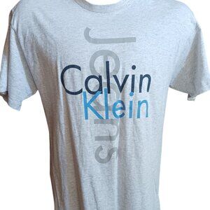 Medium True Vintage T-shirt Calvin Klein Jeans S-M Graphic USA 1990's ALL COTTON